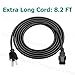 3 Prong Power Cord Replacement for Voodoo Lab Pedal Power 2 Plus Power Supply,Power 3 Power Supply ISO-5 Power Supply AC 8.2ft Power Cord Cable