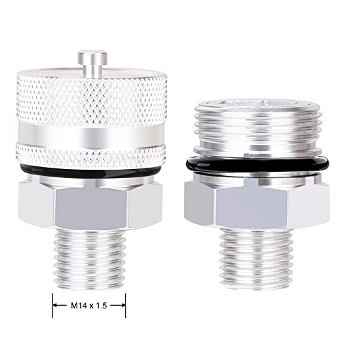 Wynnsky M14-1.50 Quick Twist Oil Drain Valve, Steel Cup With Rubber Seal, Drain Tube #TOP2