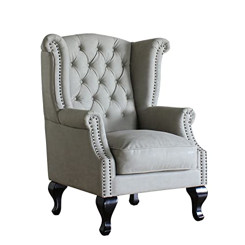 ソファ専門店 モデュロール (1人掛け 幅87cm 奥行77cm 高さ106cm) Wingback ウィングバックソファ SA925Bシリーズ 英国調 アンティーク風 家具 ハイバックソファー 背もたれ高い チェスターフィールド コンパクト アーム 肘付