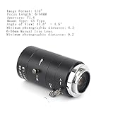 F1.6 6-60mm HD CCTV Zoom Lens Big View High Working Distance CS C Mount Lens For Industrial CCD Video Microscope Camera Adjustable Magnification - Image 3