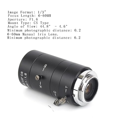 Cámara para microscopio de vídeo CCD industrial con óptica CCTV zoom de gran vista 3