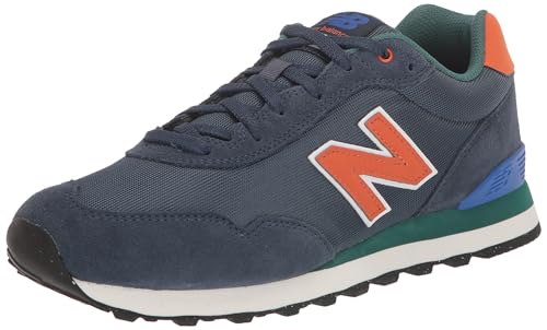 New Balance Men's 515 V3 Sneaker, Vintage Indigo/Nb Navy/Cayenne, 18