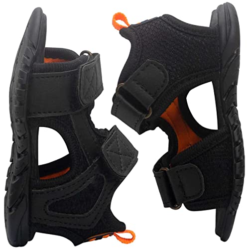 Papete Infantil Menino Sandália Bebê Leve Calce Fácil 15.02 (Preto, br_footwear_size_system, toddler