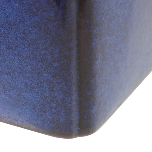 Recipiente de cerámica azul OSALADI para decorar la sala de té y organizar especias 4