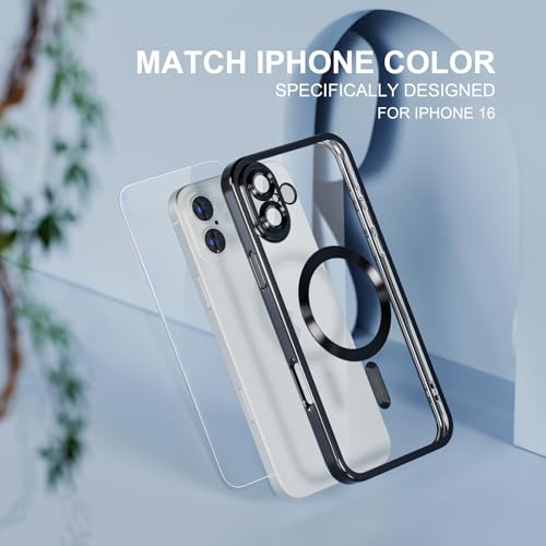 Image of Misea Magnetic for iPhone 16 Case Compatible with MagSafe Black