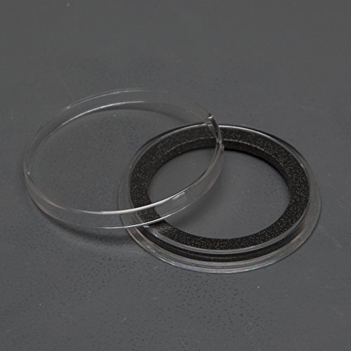 Air-Tite Protectores Acrílicos para Monedas X38mm Anillo Negro miniatura 1