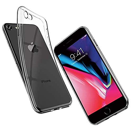 Image of Case Creation Brand - Mobile Cover for Apple iPhone 8+ (Soft & Flexible Back Case), Transparent