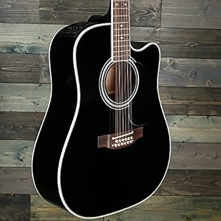 Takamine EF381SC – Guitare électro acoustique – 12 cordes – Noire - Les Beatles, Paul McCartney, John Lennon, RIngo Starr, George Harrison Takamine EF381SC - Guitare électro acoustique - 12 cordes - Noire – Image 6