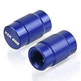 HOCHWERTIGES MATERIAL: Hochwertige und leichte Aluminiumlegierung mit gelasertem Logo. Die Luftventil-Radventilkappen des Autorades sind langlebig, rostfrei und selbst bei extremen Wetterbedingungen antioxidativ. Sie sind sowohl schön und praktisch als auch farbenfroh und verleihen Ihrem Auto einen Hauch von Schönheit.