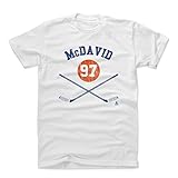 500 LEVEL Connor McDavid Shirt (Cotton, Large, White) - Connor McDavid Sticks B