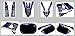 Yamaha DT 125R - 1991-2003 Premium Factory DEKOR Decals Sticker Aufkleber KIT