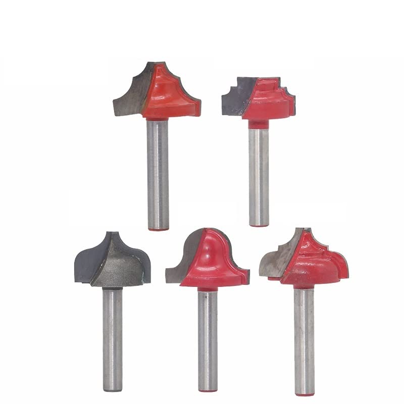 5 sztuk 6mm koronkowy nóż otwarty koniec rzeźba Bit 3D do obróbki drewna wkładka frez z węglika wolframu CNC przyrząd do cięcia drewna
