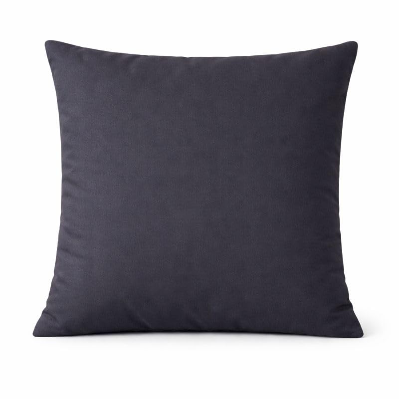 Quantum Interior by Maxland Wetterfeste Outdoor-Kissen mit Füllung und Reißverschluss - Wasserabweisend, Pflegeleicht, UV-beständig - In Verschiedenen Größen und Farben (Graphite, 45x45 cm)