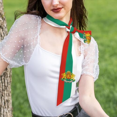 Botswana Botswanan Flag Women's Fashion Neck Scarf Double Sided Silk Head Scarf Accessory Soft Headband for Gift3