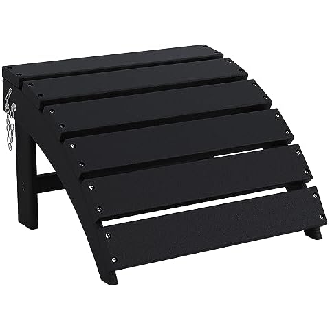 Sundale Outdoor Folding Plastic Adirondack Ottoman Cover