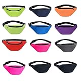 LUMINFLY Neon Fanny Pack, 12 Colors, Adjustable Belt Kit (30 X 13 X 13 Cm)