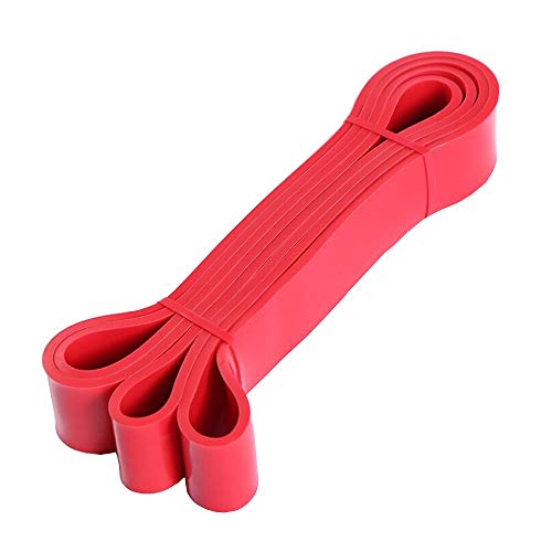 Phego Widerstandsbänder, Pull-up Fitnessbänder Resistance Band Gymnastikband aus Naturlatex für Muskelaufbau Yoga und Gymnastik Pull Up Trainingsband (Rot 100-120LB) Cover