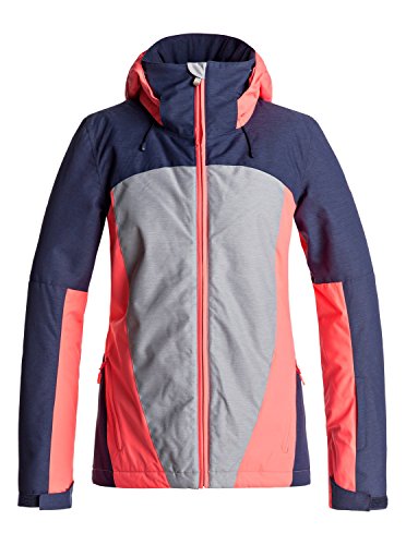 Roxy Snow Junior's Sassy Snow Jacket, Heritage Heather, M