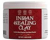 Aiva Indian Healing Clay | Deep Pore Cleansing Facial & Body Mask | Healthcare 100% Natural Calcium...