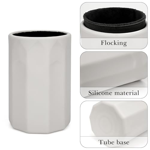 Portavasos para autos con organizador de gafas gris grande miniatura 3