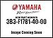 Yamaha 3B3-F1781-40-00 Emblem 1; 3B3F17814000 Made by Yamaha