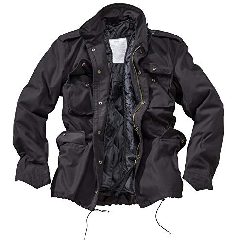 Surplus US Fieldjacket M 65, Chaqueta para Hombre, Negro, S