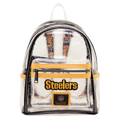 Sac à dos Loungefly Pittsburgh Steelers Clear transparent pour les stades