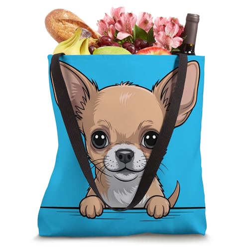 Bolso Tote para amantes de perros Chihuahua miniatura 4