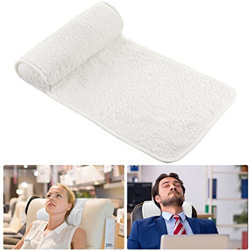 Weysat Neck Head Pillow for Recliner Chair Non Slip Fleece Adjustable Neck Roll Support Headrest Pillow for Travel Home Office Recliner Couch Sofa Armchair(Beige)