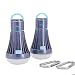 2 Pack LED Tent Light Bulb Lantern Flashlight for Camping Hiking Fishing Emergency Light, 18650 or AAA Battery Powered Portable Camping Lamp by SlimK