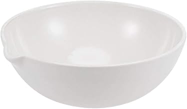uxcell Evaporating Dish High-Temperature Resist Porcelain 100ml Round Form with Spout for Lab Supply Heating Liquid Scientific Teaching Experiments
