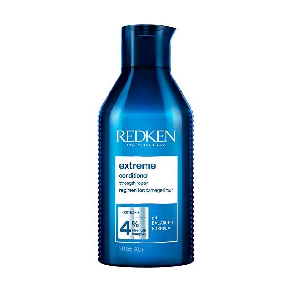 Redken Extreme Conditioner | Anti-Breakage & Protection for Damaged Hair | Strengthen and Fortify Hair | Infused With Proteins | For Weak, Brittle Hair | 10.1 Fl Oz