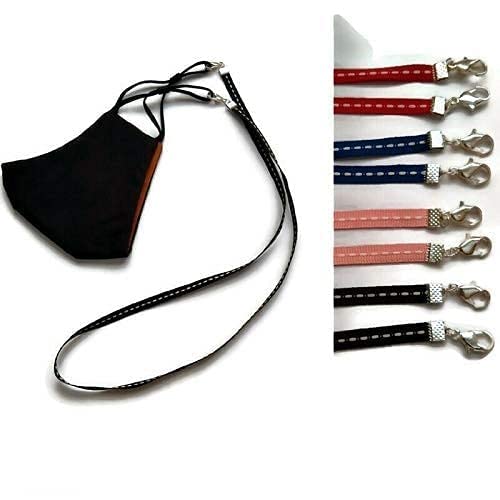 HADIE Mask Lanyard for Men Women Kids Anti Lost Chain Strap Colorful Print Combo Pack of 4 (Adult 30"Inches)-image-49
