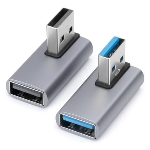 AIYEEN 90 Degree USB3.0 Adapter, 2 Pack Cover