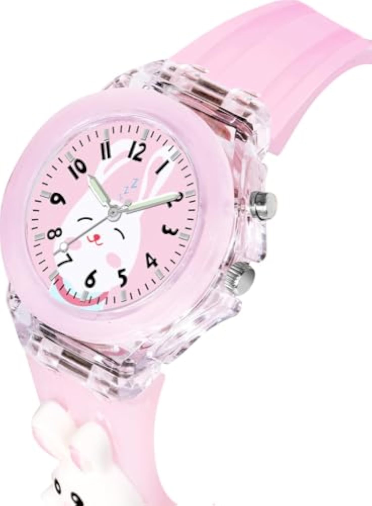 3D Cartoon Character Multi Colour Light Kids Watch