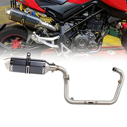 Silenciador de escape para motocicleta Benelli TNT 125 con acabado reforzado color A