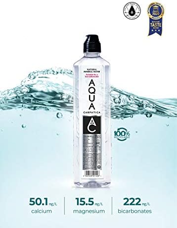 AQUA Carpatica Sports Cap Natural Still Mineral Water 6 X 750 ml, AC401428