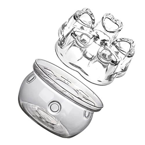 HOLIDYOYO 2pcs Teapot Warmer Elegant Tea Heater Unique Designs for Effortless Tea Enjoyment for Housewarmings and Gatherings No Candle Needed
