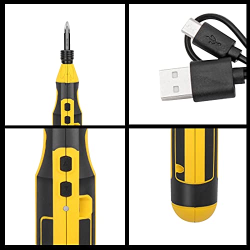 Elektro-Schraubendreher-Set - Akku-Elektroschrauber, 4V Lithium-Ionen-Schraubendreher, Bohrmaschine Reparaturwerkzeug – Bild 6