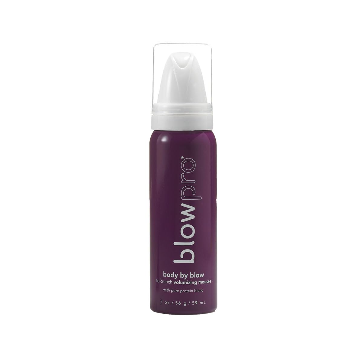 blowpro Body By Blow No Crunch Volumizing Mousse – Hair Thickening Texturizing Spray Foam for Thicker, Fuller, Textured & Weightless Hair - No Oily or Greasy Residue (2 Ounce)