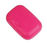 Inovat 2 Pcs Plastic Soap Case Holder Container Box Home Outdoor Hiking Camping Travel Rose