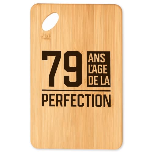 Planche à découper 79 ans en bois pour éviter les rayures