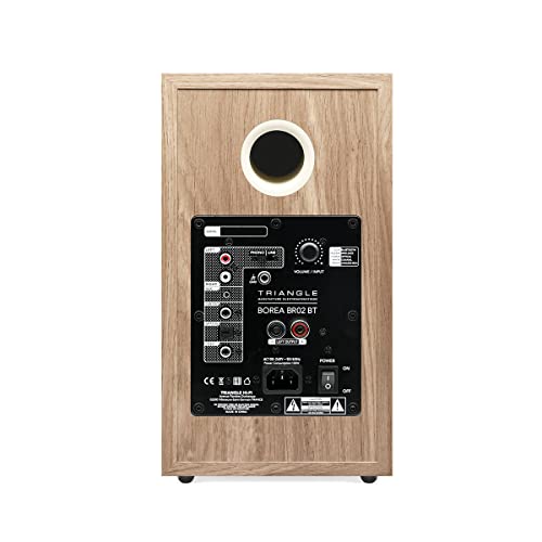 Triangle BR02 BT – Enceinte Bibliothèque Bluetooth BOREA Active – Chêne Clair - Les Beatles, Paul McCartney, John Lennon, RIngo Starr, George Harrison Triangle BR02 BT - Enceinte Bibliothèque Bluetooth BOREA Active - Chêne Clair – Image 7