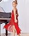 GRACE KARIN Tween Girls Sequin Formal Dress Birthday Party Pageant Sparkle Fancy Wedding Guest Fashion Dresses Size 10 Red