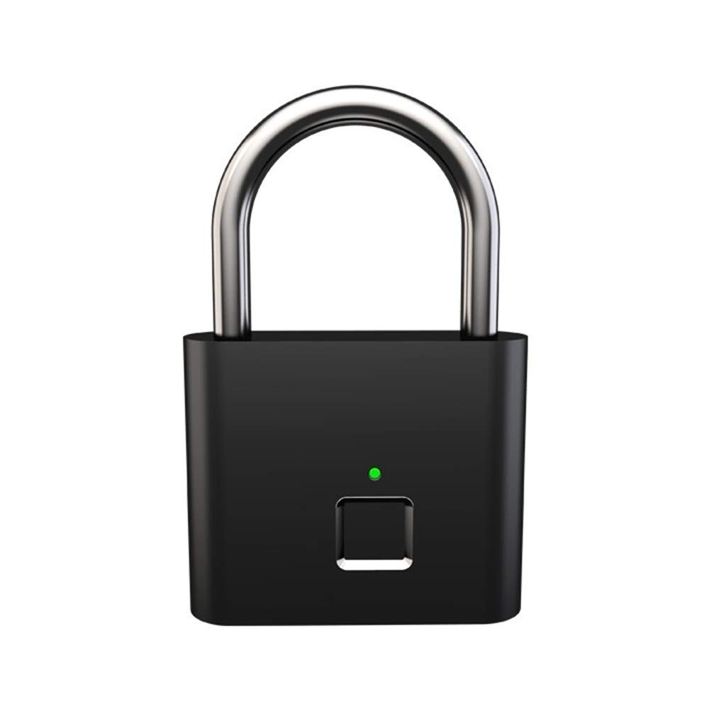 Nowa kłódka z czytnikiem linii papilarnych-inteligentna blokada Anti-Theft Keyless Biometryczna blokada bezpieczeństwa Ładowanie przez USB Idealna na siłownię Plecak na bagaż Szafka dla pracowników