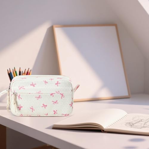 Image of Bluboon Big Capacity Pencil Case Pencil Pouch Pen Case School Supplies Cute Pencil Box Pencil Bag for Teen Girls Boys Women Man