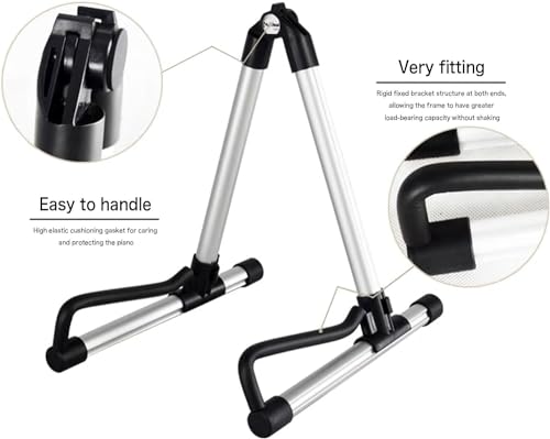 TANACC Universal Stand de guitare A-cadre A-cadre pour guitare acoustique, guitare électrique et guitare basse - Les Beatles, Paul McCartney, John Lennon, RIngo Starr, George Harrison TANACC Universal Stand de guitare A-cadre A-cadre pour guitare acoustique, guitare électrique et guitare basse – Image 4