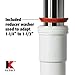 Plumb Pak 46WK Straight Extension Coupling Trap Adapter, 1.5