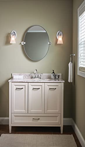 Moen Chrome Idora Two-Handle Centerset Bathroom Sink Faucet With Drain Assembly, Bathroom Faucets For 3-Hole Sinks, 84115 #TOP3