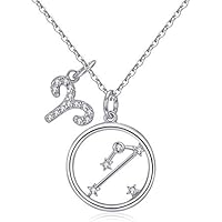 Qings Collar Plata Mujer Zodíaco Aries Bff Amigas Amistad